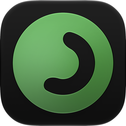 Moment app icon, Forest, dark.